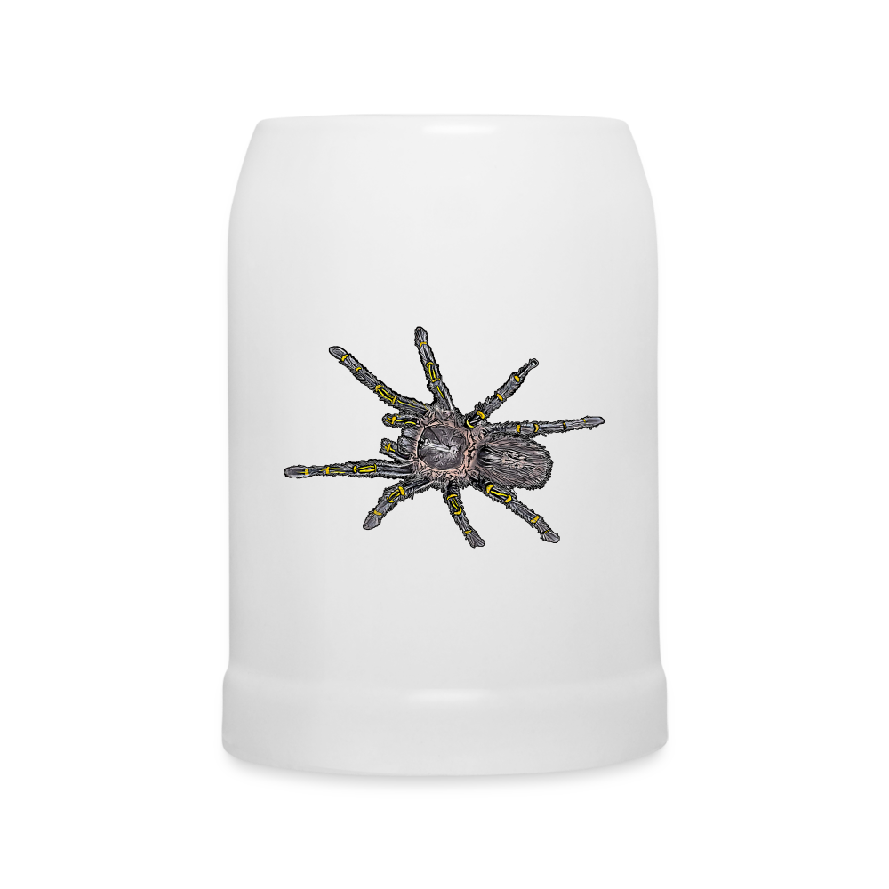 Bierkrug Grammostola pulchripes - weiß