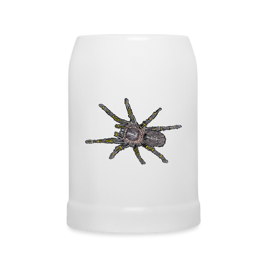 Bierkrug Grammostola pulchripes - weiß