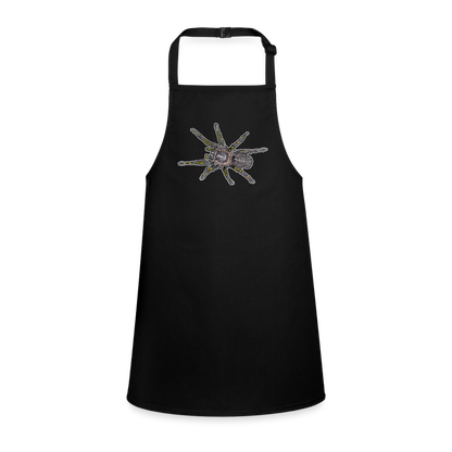 Kinder Kochschürze Grammostola pulchripes - Schwarz