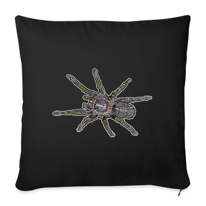 Sofakissen mit Füllung 44 x 44 cm Grammostola pulchripes - Schwarz