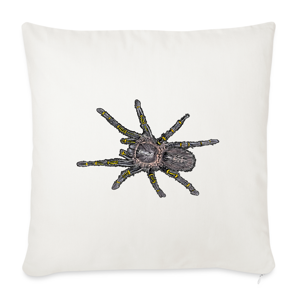 Sofakissen mit Füllung 44 x 44 cm Grammostola pulchripes - Naturweiß