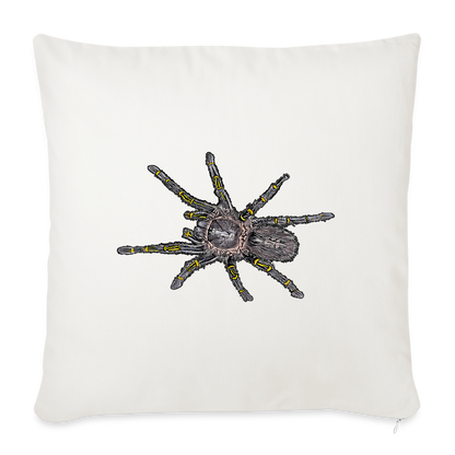 Sofakissen mit Füllung 44 x 44 cm Grammostola pulchripes - Naturweiß