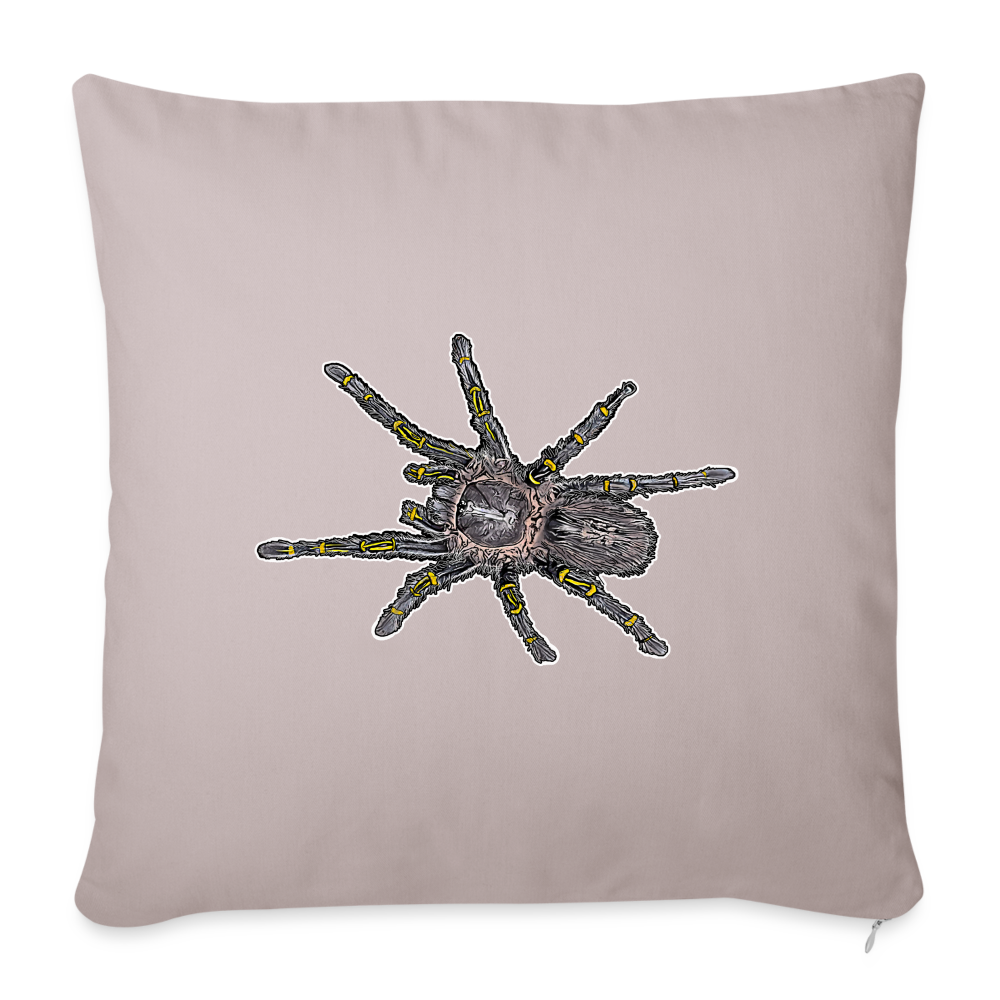 Sofakissen mit Füllung 44 x 44 cm Grammostola pulchripes - helles Taupe