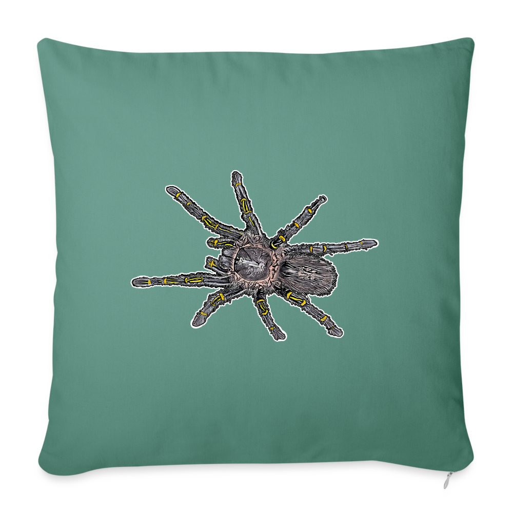 Sofakissen mit Füllung 44 x 44 cm Grammostola pulchripes - Tanngrün