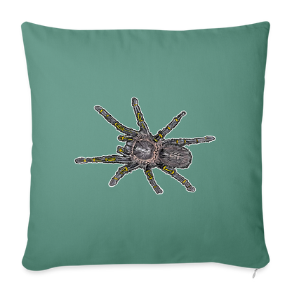 Sofakissen mit Füllung 44 x 44 cm Grammostola pulchripes - Tanngrün