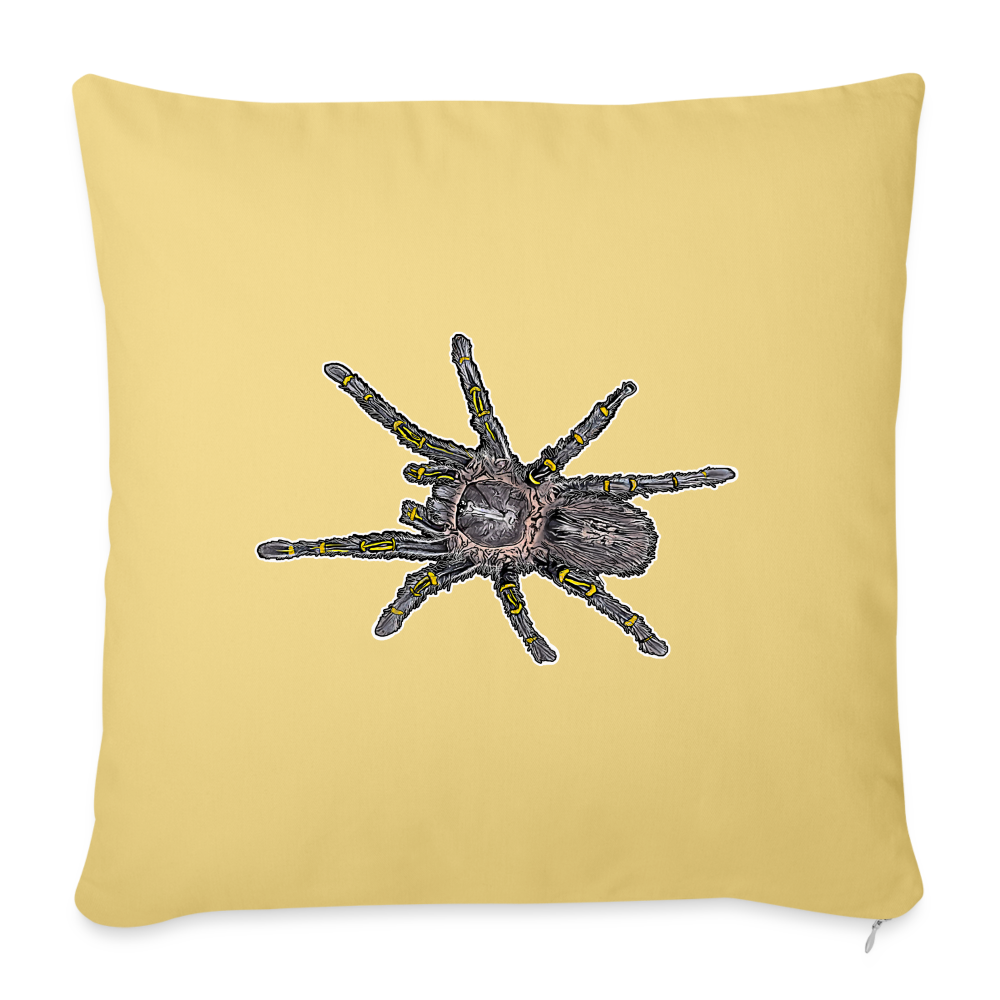 Sofakissen mit Füllung 44 x 44 cm Grammostola pulchripes - Hellgelb