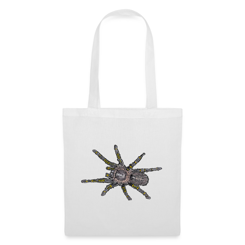 Stoffbeutel Grammostola pulchripes - weiß