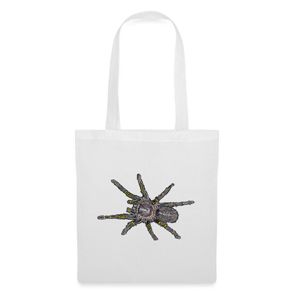 Stoffbeutel Grammostola pulchripes - weiß