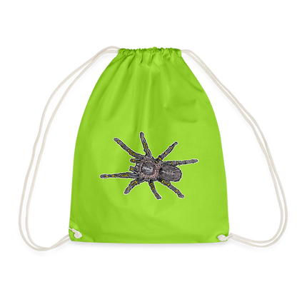 Turnbeutel Grammostola pulchripes - Neongrün