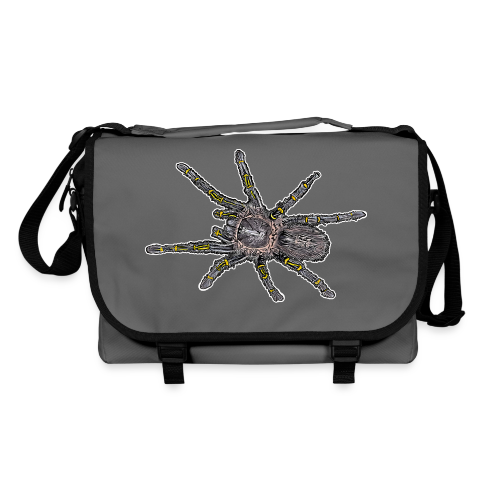 Umhängetasche Grammostola pulchripes - Graphit/Schwarz
