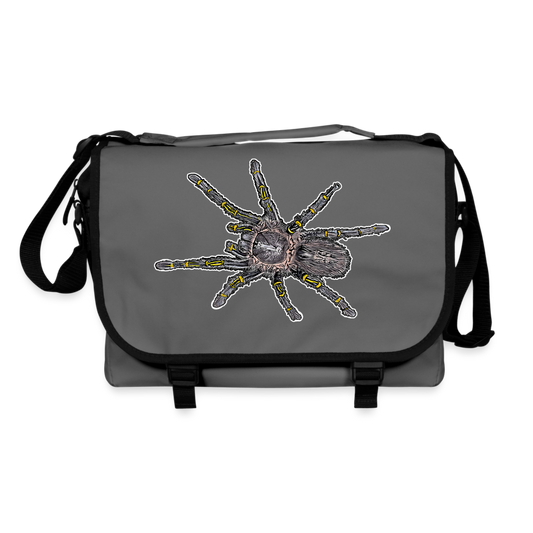 Umhängetasche Grammostola pulchripes - Graphit/Schwarz