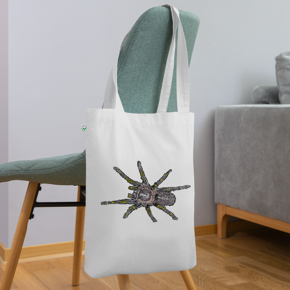 Bio-Stoffbeutel Grammostola pulchripes - weiß