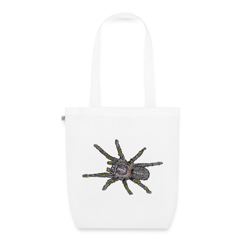 Bio-Stoffbeutel Grammostola pulchripes - weiß