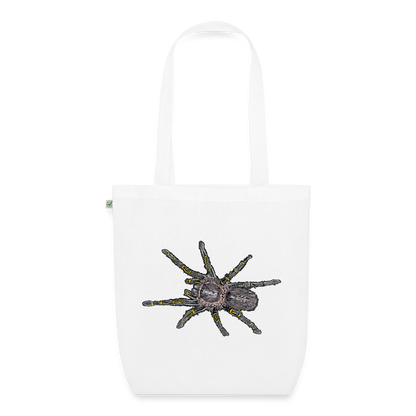 Bio-Stoffbeutel Grammostola pulchripes - weiß