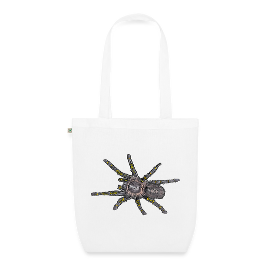 Bio-Stoffbeutel Grammostola pulchripes - weiß