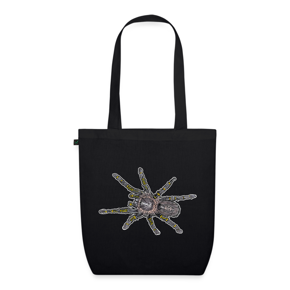 Bio-Stoffbeutel Grammostola pulchripes - Schwarz