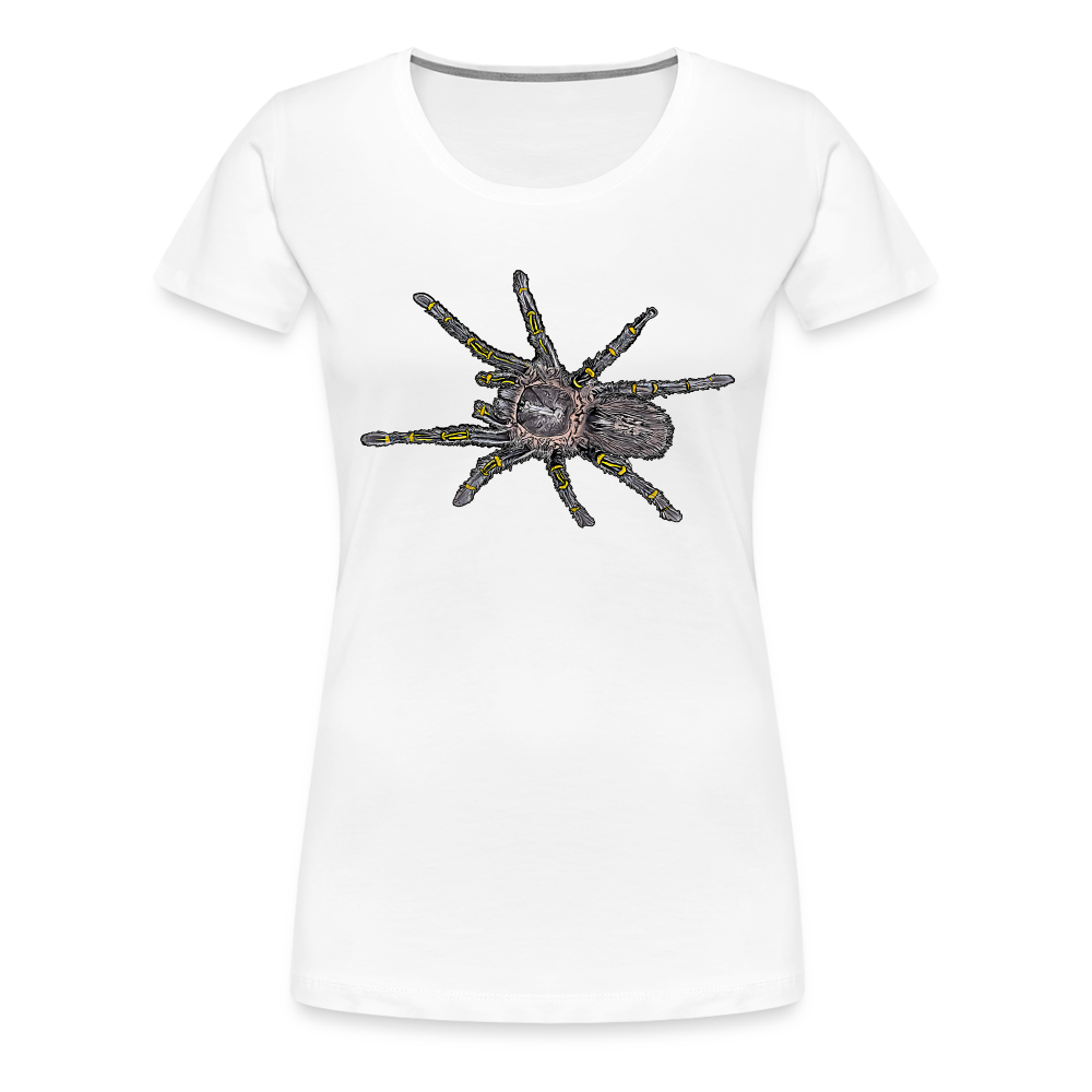 Frauen Basic T-Shirt Grammostola pulchripes - weiß