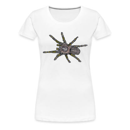 Frauen Basic T-Shirt Grammostola pulchripes - weiß