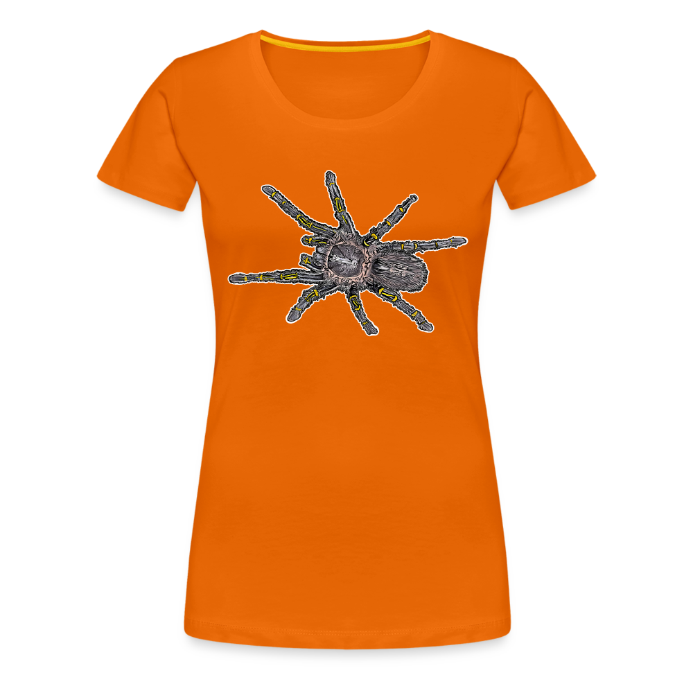 Frauen Basic T-Shirt Grammostola pulchripes - Orange