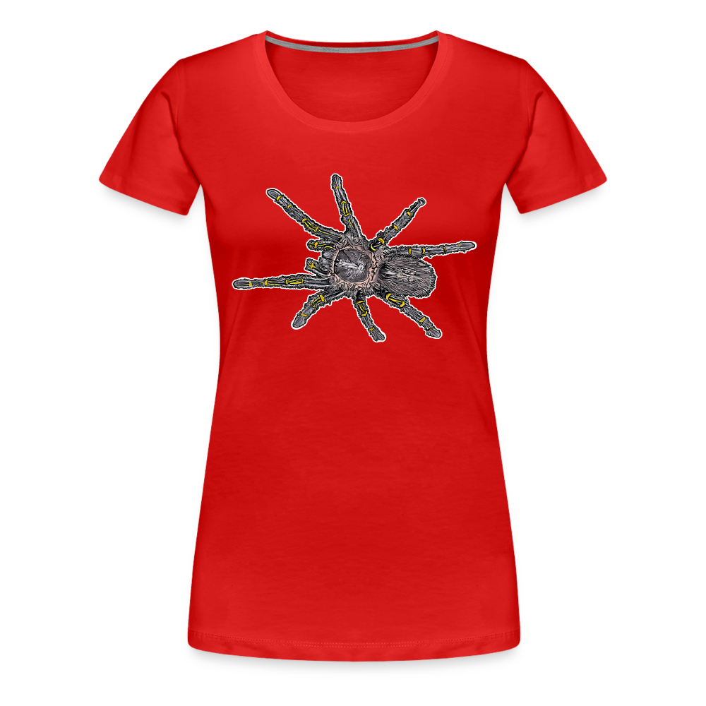 Frauen Basic T-Shirt Grammostola pulchripes - Rot