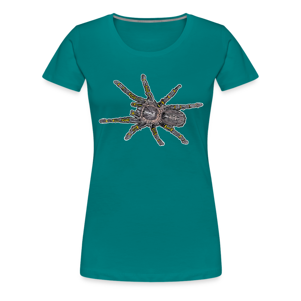 Frauen Basic T-Shirt Grammostola pulchripes - Divablau