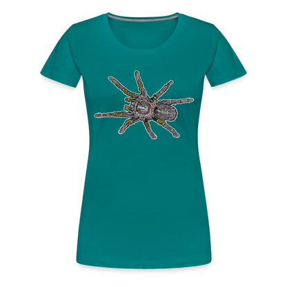 Frauen Basic T-Shirt Grammostola pulchripes - Divablau