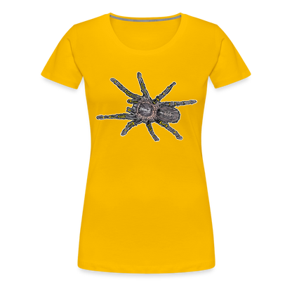 Frauen Basic T-Shirt Grammostola pulchripes - Sonnengelb
