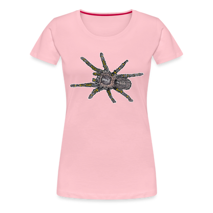 Frauen Basic T-Shirt Grammostola pulchripes - Hellrosa