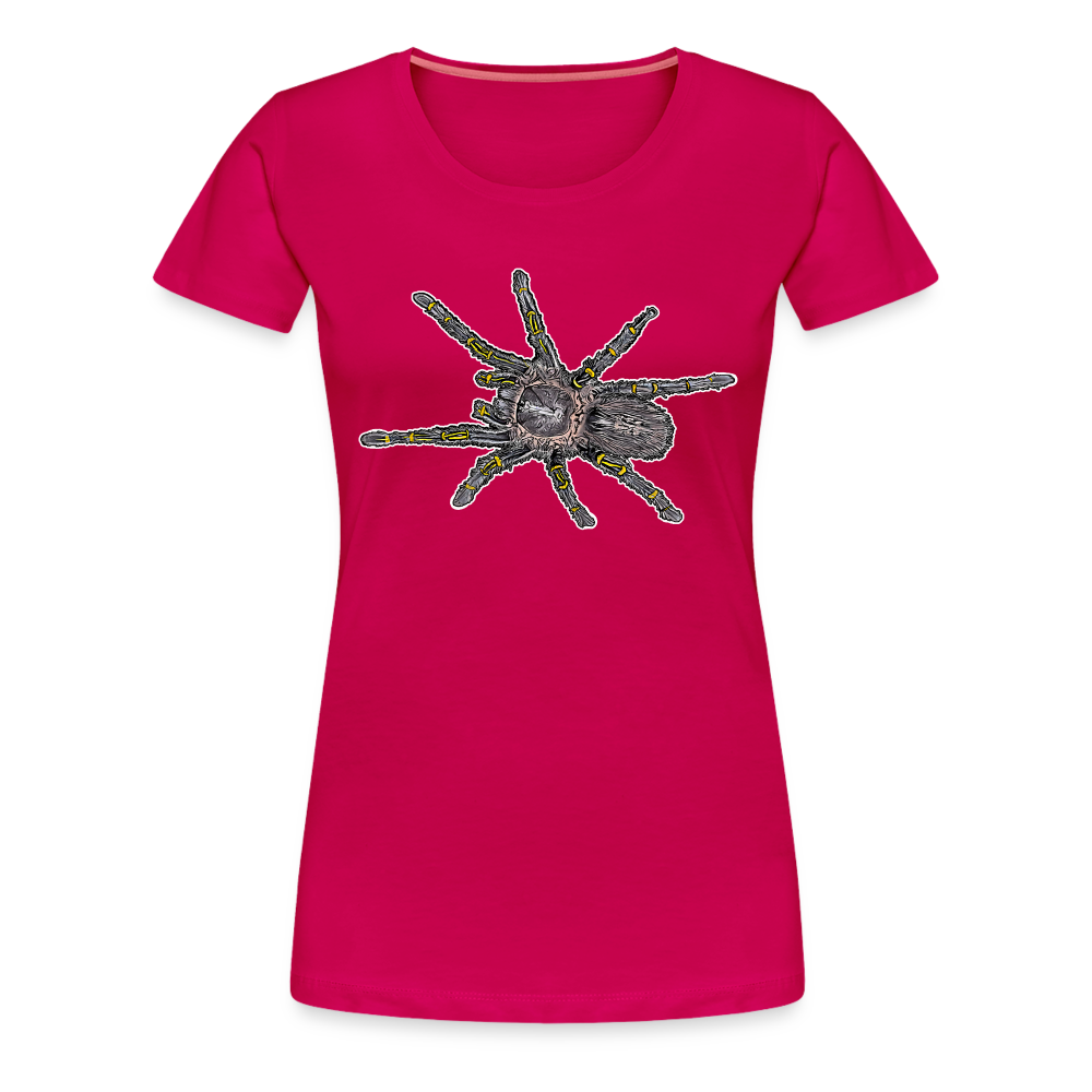 Frauen Basic T-Shirt Grammostola pulchripes - dunkles Pink