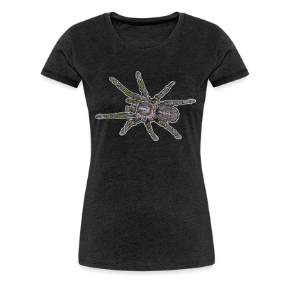 Frauen Basic T-Shirt Grammostola pulchripes - Anthrazit