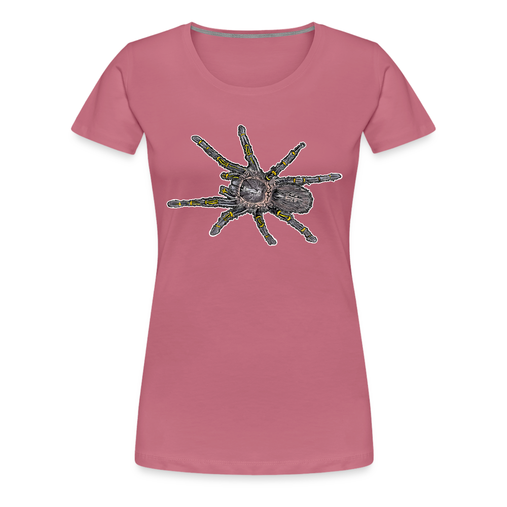 Frauen Basic T-Shirt Grammostola pulchripes - Malve