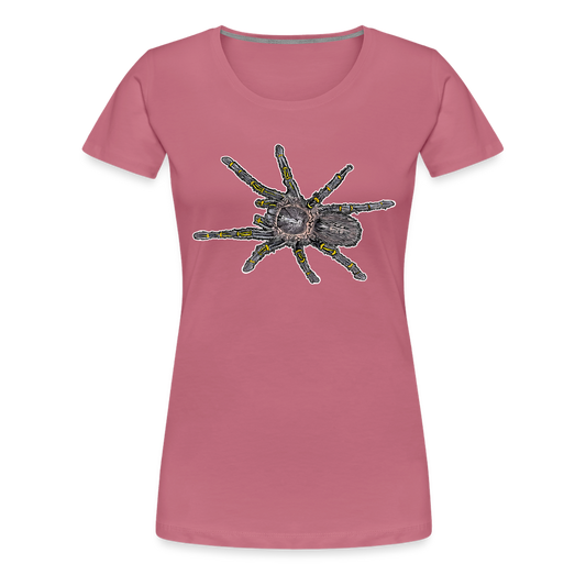 Frauen Basic T-Shirt Grammostola pulchripes - Malve