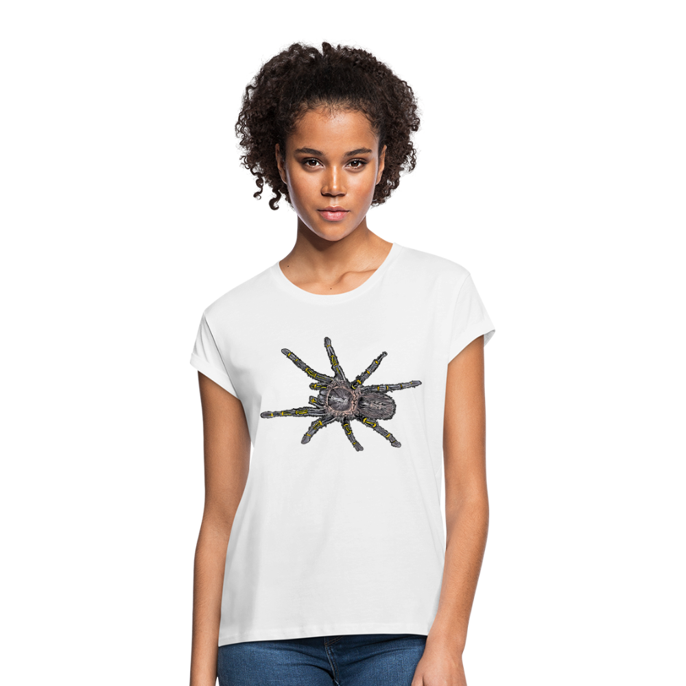 Frauen Oversized T-Shirt Grammostola pulchripes - weiß