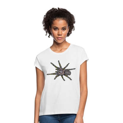 Frauen Oversized T-Shirt Grammostola pulchripes - weiß