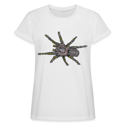 Frauen Oversized T-Shirt Grammostola pulchripes - weiß