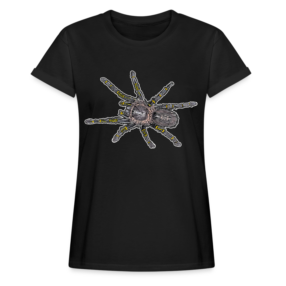 Frauen Oversized T-Shirt Grammostola pulchripes - Schwarz
