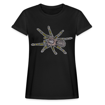Frauen Oversized T-Shirt Grammostola pulchripes - Schwarz