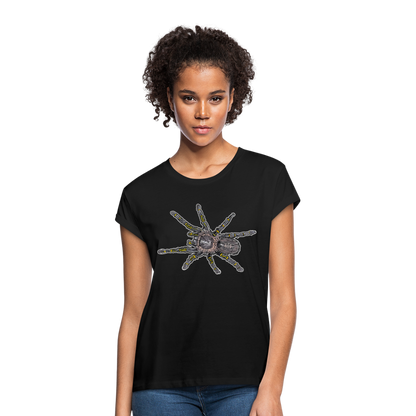 Frauen Oversized T-Shirt Grammostola pulchripes - Schwarz