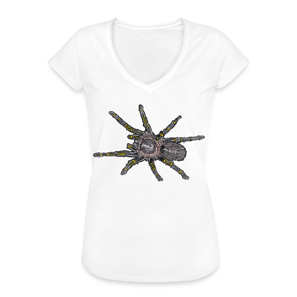 Frauen Vintage T-Shirt Grammostola pulchripes - weiß