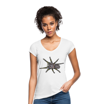 Frauen Vintage T-Shirt Grammostola pulchripes - weiß