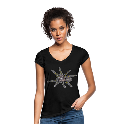 Frauen Vintage T-Shirt Grammostola pulchripes - Schwarz