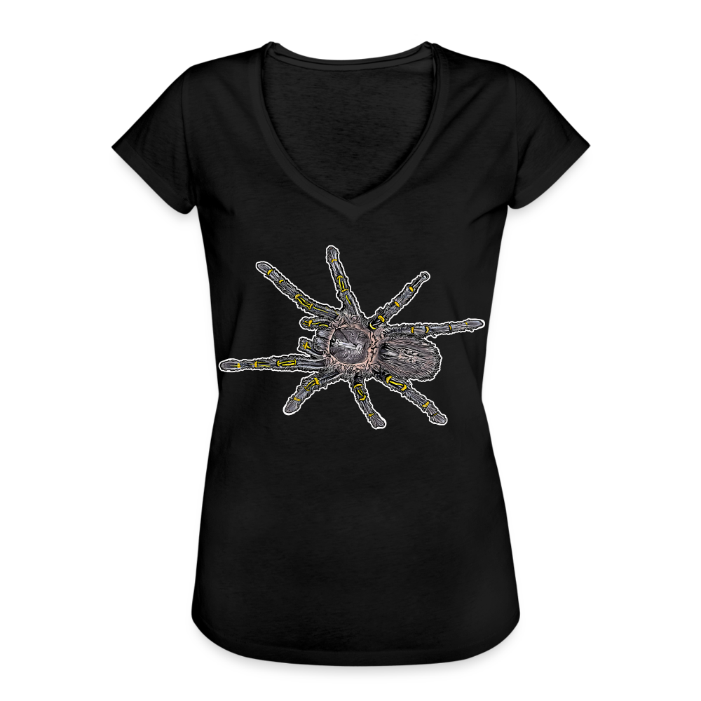 Frauen Vintage T-Shirt Grammostola pulchripes - Schwarz