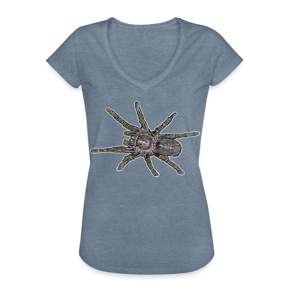 Frauen Vintage T-Shirt Grammostola pulchripes - Vintage Denim