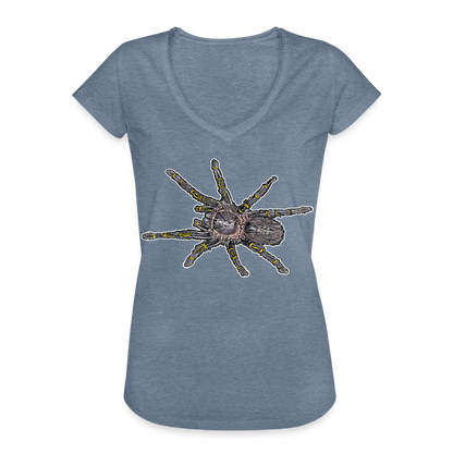 Frauen Vintage T-Shirt Grammostola pulchripes - Vintage Denim