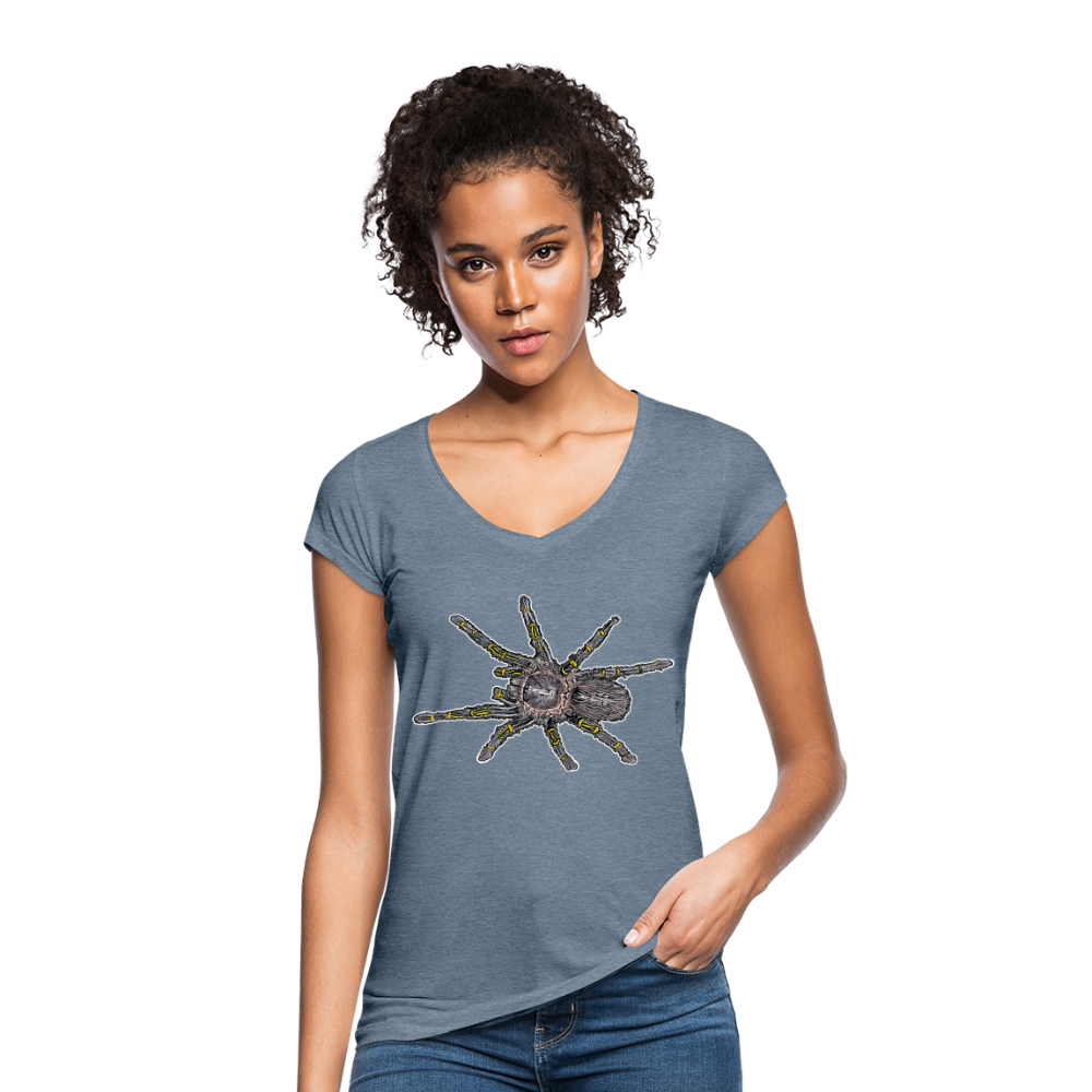 Frauen Vintage T-Shirt Grammostola pulchripes - Vintage Denim