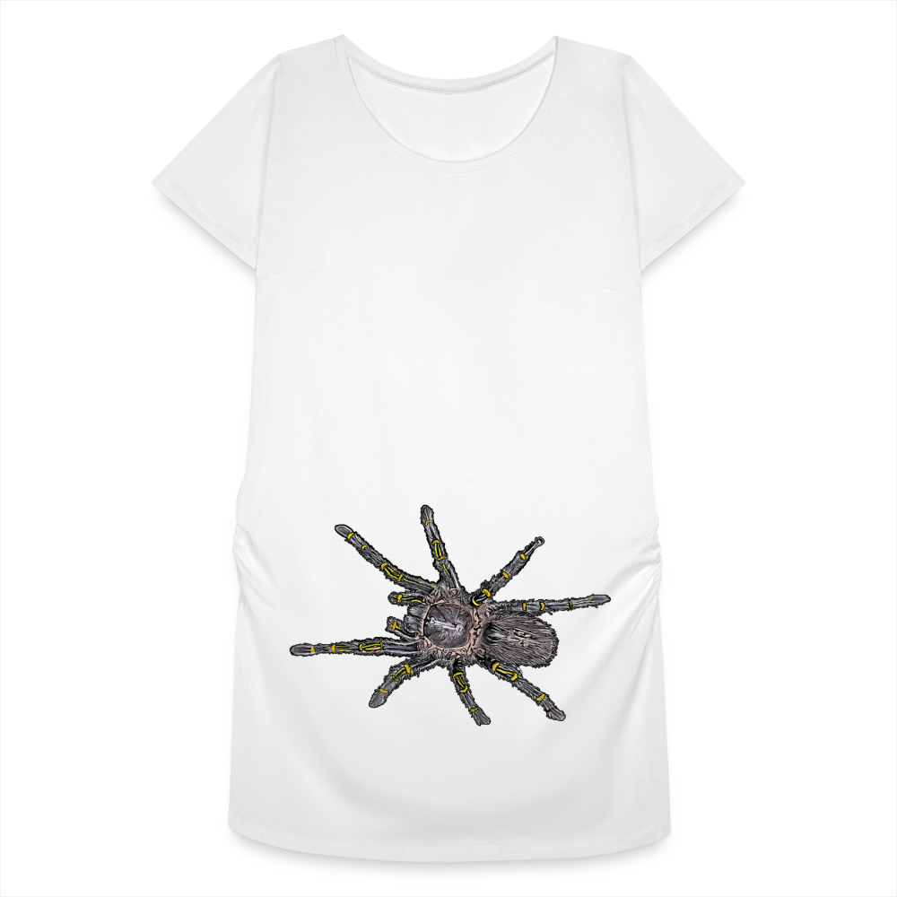 Frauen Schwangerschafts-T-Shirt Grammostola pulchripes - weiß