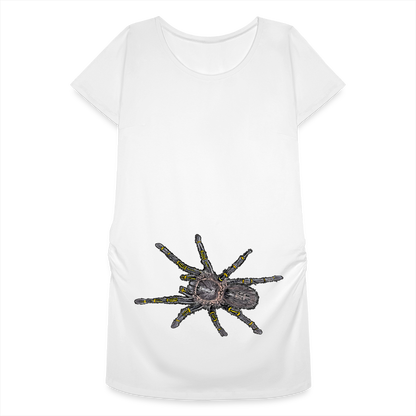 Frauen Schwangerschafts-T-Shirt Grammostola pulchripes - weiß