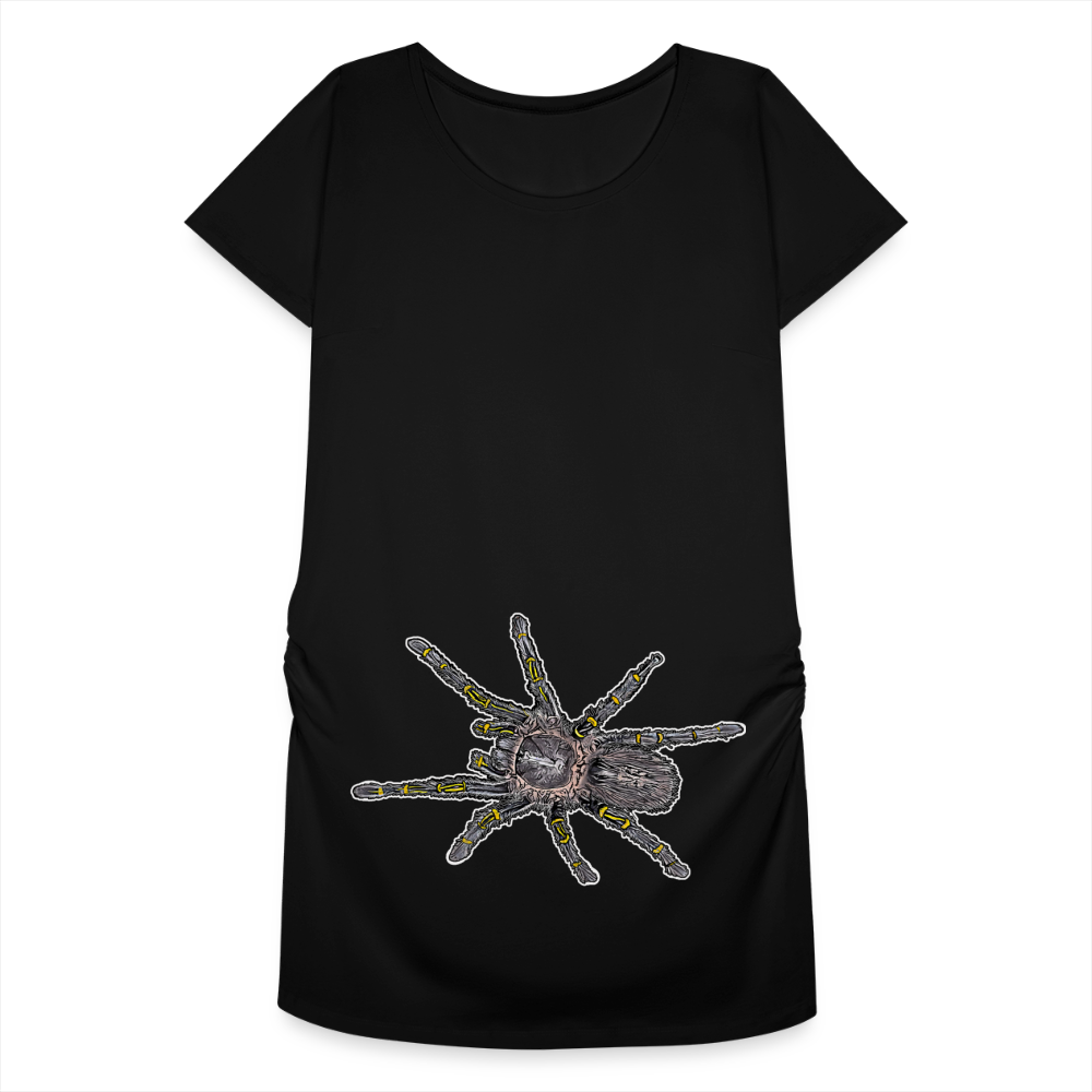Frauen Schwangerschafts-T-Shirt Grammostola pulchripes - Schwarz
