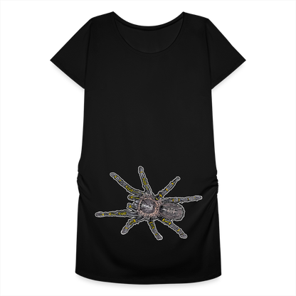 Frauen Schwangerschafts-T-Shirt Grammostola pulchripes - Schwarz