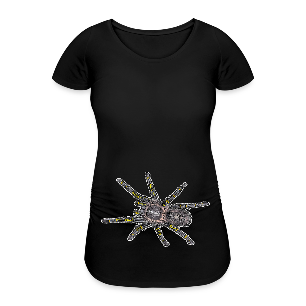 Frauen Schwangerschafts-T-Shirt Grammostola pulchripes - Schwarz